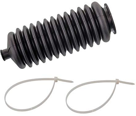 febi bilstein 21170 Lenkmanschettensatz mit Anbaumaterial (Vorderachse beidseitig), Faltenbalg, 1 Stück