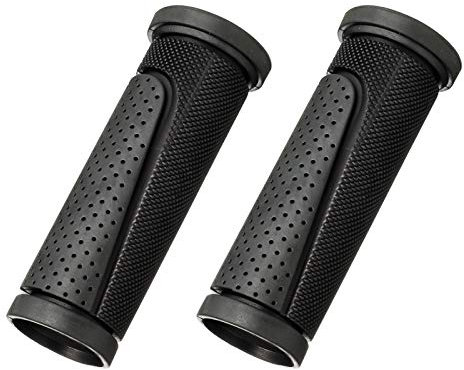 Popuppe - 2 impugnature corte per manubrio della bicicletta, adatte a molte bici standard, lunghezza 90 mm, impugnatura per mountain bike, manopole per cambio bici
