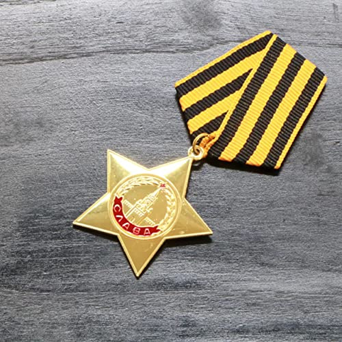 WLTY Russische Medaille des Großkommandanten der Navy von Admiral Nakhimov WW II RED Army Copy