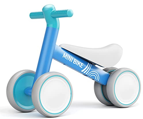 KORIMEFA Bicicletta Senza Pedali per 1 Anni Bicicletta Equilibrio per Bambini 12-24 Mesi Baby Walkers per ragazzi e ragazze Giochi Bambini Prima Bici