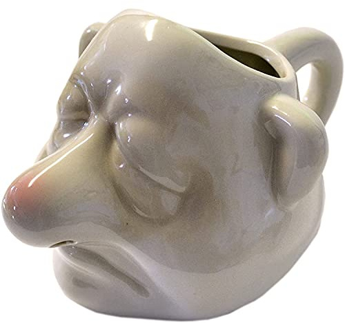 Funny Egg Yolk Separator, Ceramic Egg Yolk White Running Nose Separator Mug, Egg Divider Filter Tool, Household Kitchen Gadget Tools for Baking, Gag Gift Fun White Elephent Gift