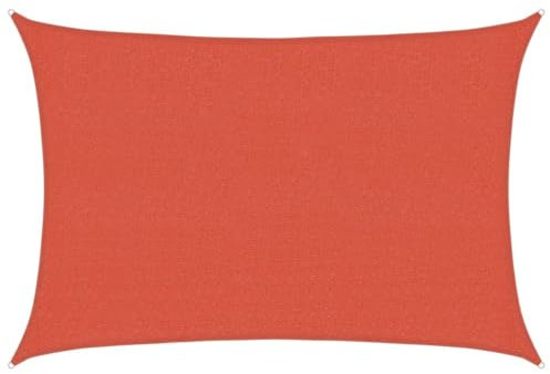 vidaXL Toldo de Vela HDPE Terracota 160 g/m² 2,5x4 m