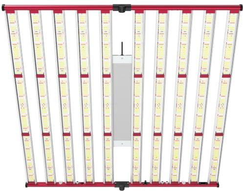 AGLEX 1000W LED Grow Lights, Full Spectrum Grow Light with UV IR, Daisy Chain Plant Bar Style Grow Light Foldable & Dimmable for Indoor Growing Commercial Hydroponic Growing Lamp 6x6ft Core Coverage