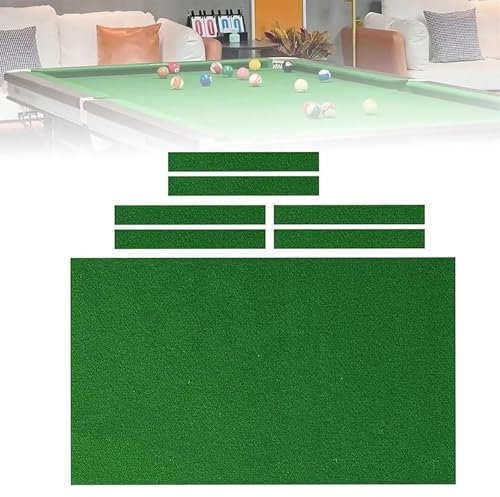 Billardtisch-Filztuch Für Billardtische, Billardtuch, Billardschutz Aus Nylon Und Filz, Gemischt Mit 6 Stoffstreifen, Verwendet Für Zuhause, Clubs,C,2.8M/9ft