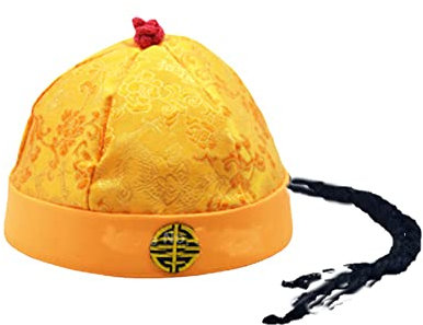 OXOLAMRIN Chapeau impérial chinois ancien, Casquette souple for marié empereur, cadeau de nouvel an, chapeau chinois, accessoires de costume traditionnel Tang for adultes et enfants