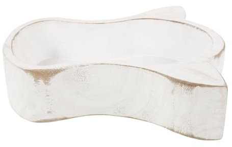 Gatuida Cuenco Para Velas Con Cabeza De Vaca, Cuenco De Madera Para Velas, Para Comida, Para Frutos Secos, Plato Para Servir Frutas