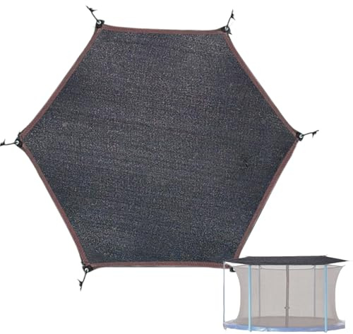 Trampolin Sonnenschutz Abdeckung, Trampolin Überdachung Abdeckungfür 6 Stangen Ø 10 Fuß Überdachung, UV-Beständiges & Sonnensegel Zubehör