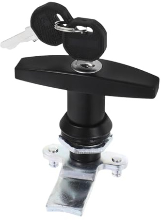 DOITOOL Industrial Zinc Alloy T Handle Cabinet Door Lock with Cylindrical Body for Electrical Cabinets Rv Garage Trailer Security Lock with Keys Letter Boxes