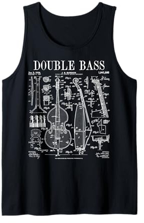 Instrument de Musique Vintage pour contrebasse Débardeur