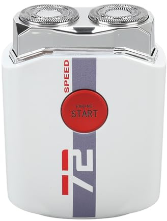 BTOSEP Cortabarba, totalmente automático, de aleación de zinc, portátil, lavable, para hombres, viajes y cuidado