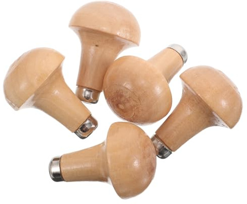 PAMINGONO Herramienta de Grabado en Madera Mango de Agarre Ergonómico 5 Piezas Reemplazo Fácil Accesorios para Buril para Tallar y Trabajos de Carpintería