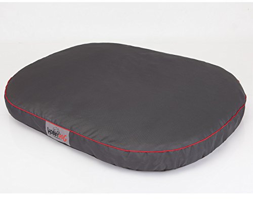 HobbyDog MOWGRA3 L Hundebett Ruheplatz Hundematratze Hundekissen Hundematte OVAL Schlafplatz (4 Verschiedene Größen) (L (87 x 68 cm))