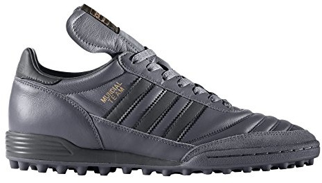 adidas Herren Mundial Team TF Fußballschuhe, Hellgrau, Mittelgrau, Goldmetall, 40 EU