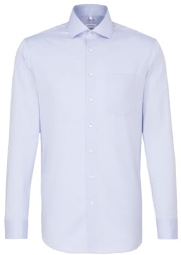 Chemise business homme Seidensticker - coupe classique - sans repassage - col Kent - manches longues - 100 % coton