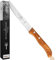 Schwertkrone Steakmesser Brotzeitmesser Frühstücksmesser Schinkenmesser Solingen Germany Olivenholz (Gezahnte Schneide)