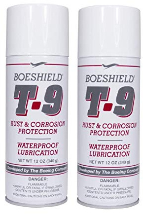 Boeshield T-9 Rust & Corrosion Protection/Inhibitor and Waterproof Lubrication, 12 oz. (0 2 Count - 12 oz, Lubricant)