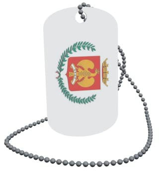 U24 Dog Tag Erkennungsmarke ID Tag an Kette Flagge Palermo Stadt Alu 30 x 50 mm