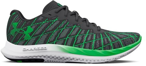 Under Armour, UA Charged Breeze 2 Uomo, Grigio Jais Schermo Verde Schermo Verde, 44.5 EU