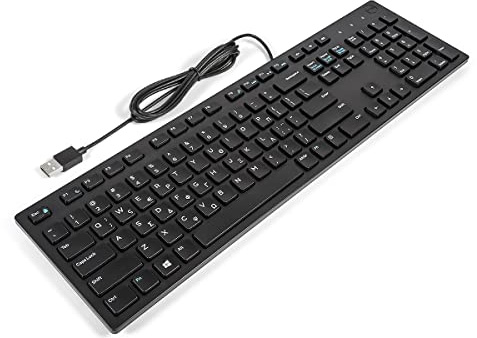 Dell KB216 GREEK Slim Office Multimedia Keyboard BLACK