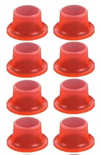 MNUPL Junta de Sellado for Grifo, Anillo de Sellado de Silicona portátil a Prueba de Fugas, Anillos de Sellado de tuberías, Accesorios prácticos for baño, 10 Uds. (Color : Red)