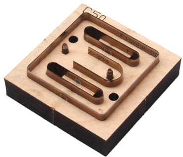 Lahdrhab Handgestanzte Vorlage GüRtel-SchlüSselanhäNger-Produktionsvorlage DIY-Schneidevorlage für Leder