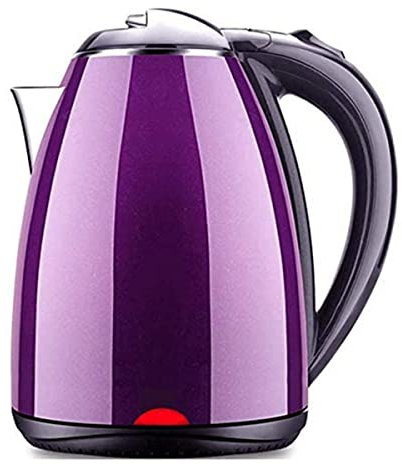 Kettles, Fast and Quiet Kettles,Kettles, 1.8L Capacity with Fast Boiling Led Indicator, Eco Glass Kettle, 1500W Cordless Water Kettle with Auto Shut-Off and Boil/Purple/16 * 12 * 25Cm elegant Warm as