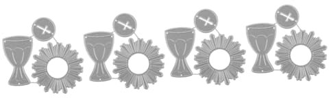 DIYEAH 4stücke Decorative Stanzschablonen Carbonstahl Für Scrapbooking Und Kartenherstellung Präzise Metall-stanzformen Für Kreative Bastelprojekte Für Alben Und Grußkarten