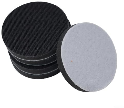 5 Pack Soft Foam Buffering Interface Pad 50mm/2.0 Inch 75mm/3.0 Inch Sponge Cushion Buffer Backing Pads For Polisher Polishing Pads(5pcs 75mm)