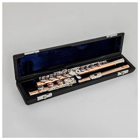 Holzblasinstrumente Flöte Hochwertiges Phosphorkupfer Flöte Mit 17 Tasten Offenes Loch Musikinstrument, Schön