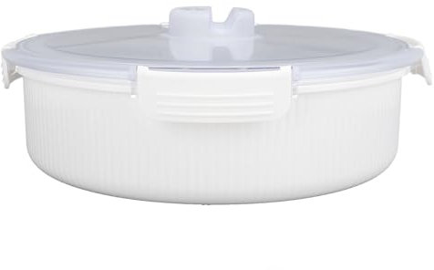 Yosoo Plateau de Service divisé scellé Sous Vide électrique, Boîte à Snacks avec Pompe à Couvercle, Assiette Transparente pour Bonbons, Fruits, Noix, Réception de Fête, Grille de
