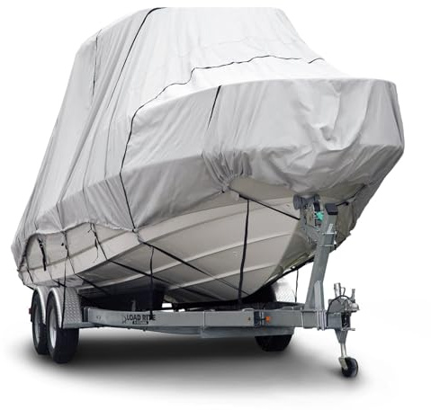 600D Bootspersenning, Wasserdicht Persenning Boots, Doppellagige wasserdichte, UV-geschützte Oxford-V-förmige Jachtabdeckung Sonnenschutz Rostschutzabdeckung(11-13FT)