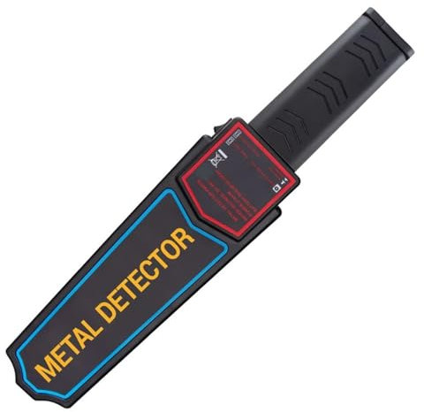 HCZKIUJY Metal Detectors Metal Detector Security Scanner Handheld Metal Detector Wand Small Portable Inspection Scanning Instrument High Accuracy