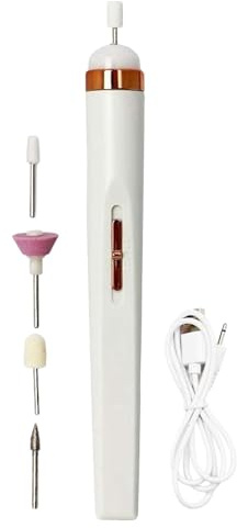 Lime à ongles électrique compacte en ABS, design ergonomique, polisseuse à haute vitesse, idéale pour manucure, pédicure, maison, salon