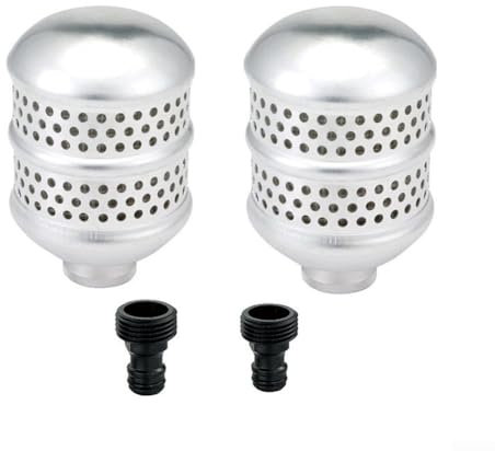 ZAMETTER Bubbler Sprinklerkopf Aluminium Gartenschlauch Bubbler Aluminium Garten Filter Ball Sprinkler Garten Wasserreiniger