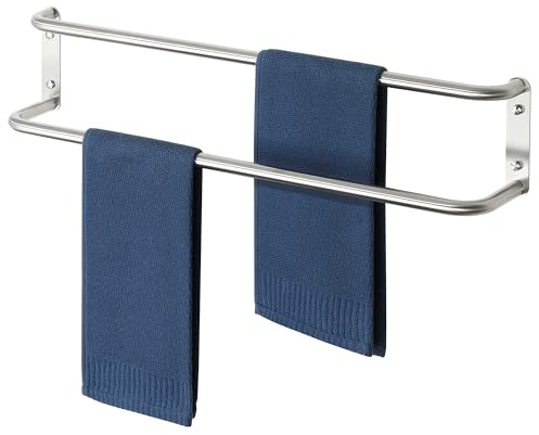 Mooche 70CM Handtuchhalter Edelstahl Gebürstet,Doppelt Handtuchhalter Wand