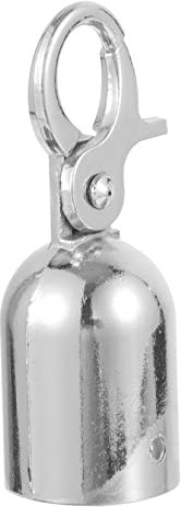 Luxshiny Butée De Corde Inox Avec Crochet Embout De Fin De Corde Pour Barrières Et Colonnes Accessoire De Contrôle De Foule Robuste Et Réutilisable Finition Argentée