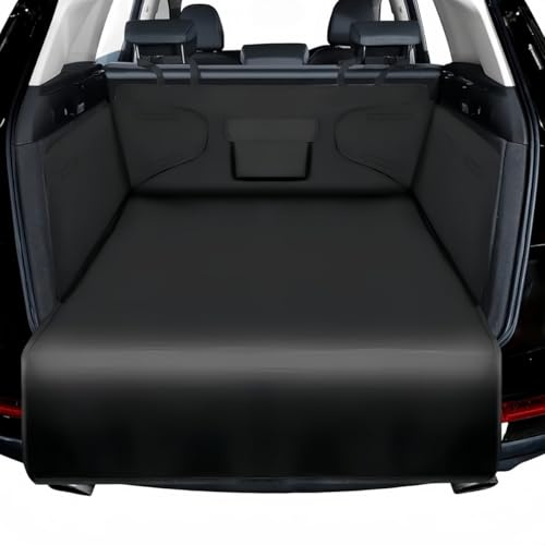 Axaryn Cargo Liner for Dogs Dog Car Seat Cover for Pets for Audi Q(3.4.5.7.8), Non-Slip Waterproof Pet Cargo Cover Accessories(Black,147 * 105)