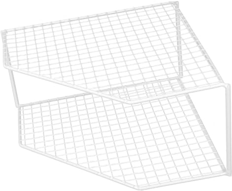 TOYANDONA Mensola Angolare da Tavolo in Antiruggine per Cucina Organizer Multifunzione per Pentole e Utensili Ripiano Stabile e Salva Spazio per Angoli per Cucina e Lavello