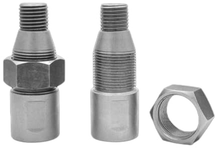 NEIQIUWING Adaptador de varilla de extensión para taladro de agua con rosca M22 para taladro de diamante de acero 45#, chorro de arena, 100 mm