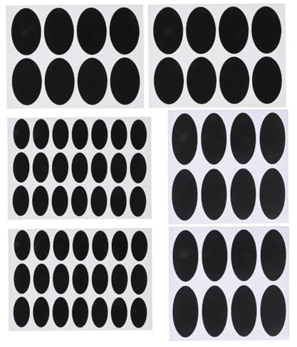 Ciieeo Etiquetas Autoadhesivas Ovaladas para Frascos de Especias 148 Unidades Impermeables para Organizar Cocina y Clasificación de Condimentos