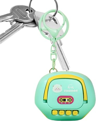Llavero De Grabación De Voz - Colgante De Audio Portátil con Diseño Bonito - Grabador | para Reuniones Clases Universidad Espionaje Escucha Dictado Toma de Notas Llamadas de Teléfono y Coche