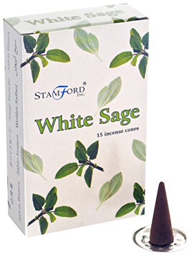 Stamford White Sage Incense Cone, 15-Piece
