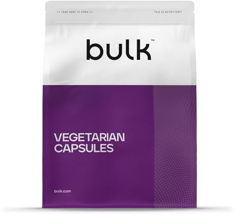 Bulk Vegetarian Capsules, Size 0, Pack of 1000, Packaging May Vary, Size 00