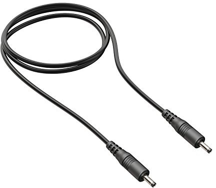 ledscom.de Câble de Connexion pour système de Connexion Atom, 1 m, Noir