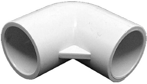 Aexit Weiß weiblich Baumarkt Street Elbow 90 Grad Baubedarf PVC Rohrbogen