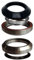 Team Dogz Stunt Scooter Integrated Headset 1 1/8 Inch Threadless With Sealed Cartridge Bearings & Racers (Black)