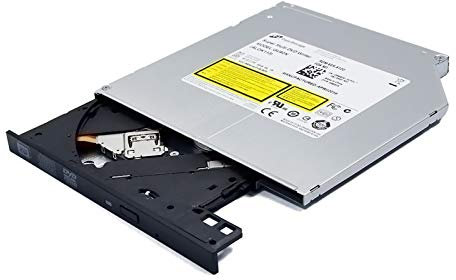 New Super Multi 8X DVD+-RW/R DL Writer 24X CD-R Burner, for LG HL-DT-ST DVD-RAM GU90N, for HP Dell Laptop PC Internal 9.5mm SATA Slim Tray-Loading Optical Drive Replacement Parts