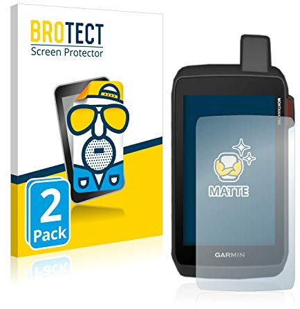 BROTECT Entspiegelungs-Schutzfolie für Garmin Montana 700i (2 Stück) Matte Displayschutz-Folie, Anti-Reflex, Anti-Fingerprint
