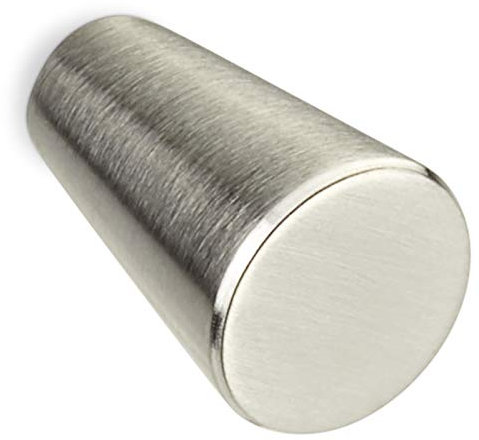 SOTECH 5 Stück Möbelknöpfe EK09 Ø 15 mm Edelstahl gebürstet Möbelknauf