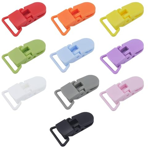 Qcwwy 10 Stück Hosenträger-Clips, Strapazierfähige Metall-Clips für Hosenträger Herren Hosenträger-Clips Bettlaken-Halter Befestigungsklammern Bettlaken-Clips Befestigungsklammern